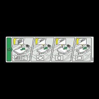 DECAL:PAPER SET DIRECTION:ENVELOPE:EXP