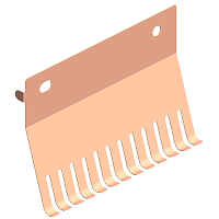 (x8)GROUND PLATE - FUSING
