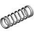 Пружина сжатия ленты конвеера, (x2)COMPRESSION SPRING-FLAT CONVEYER BELT-DRIVEN