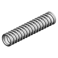 Компрессионная пружина., (x2)COMPRESSION SPRING:ROLLER:TENSION