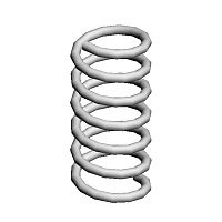 COIL SPRING:LEVER:DUPLEX:MOS-P1