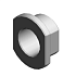 (x2)PLAIN SHAFT BEARING:8X12X7
