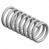 (x4)COMPRESSION SPRING:ARM:RIGHT:10N