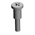(x2)STEPPED SCREW:M5