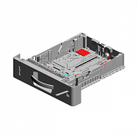 Основной лоток подачи бумаги в сборе., PAPER TRAY:500TYPE