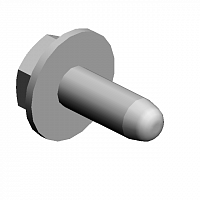 Винт с шестигранной головкой М3х8: 100 шт./уп., (x4)TAPPING SCREW:3X8