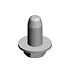 (x2)SCREW:SMALL ROUND/SPRING:M4X10