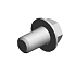 (x2)HEXAGONAL BOLT:W/WASHER:M3X8