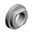 PLAIN SHAFT BEARING:DIA6XDIA10X6