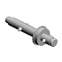 Промежуточная ось привода Pro 8100/8200, SHAFT:DRIVE:TRANSPORT SCREW:ASS'Y