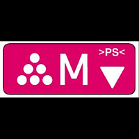 DECAL:POSITIONING:TONER SUPPLY:M
