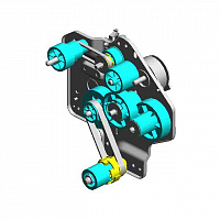 Блок привода термоузла и блока вывода бумаги A, DRIVE UNIT:FUSING/PAPER EXIT UNIT:ASS'Y