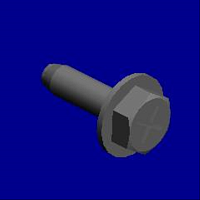 (x4)HEXAGON HEAD TAPPING SCREW:ES:3X8