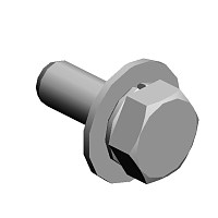 Шестигранный болт М3x8  (100 штук  в  упаковке), (x5)HEXAGONAL BOLT-W/WASHER-M3X8