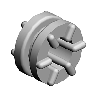 Втулка жесткого диска, (x4)BUSHING-HDD