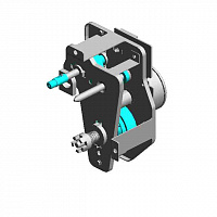 Узел механического привода второго переноса, MECHANICAL DRIVE SECTION:TRANSFER:SECOND:ASS'Y