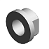 (x2)BUSHING:FLANGE TYPE:DIA6