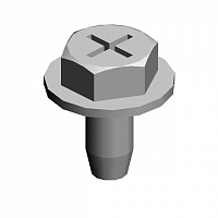 Крепёжный винт 3х6 мм  (100 штук  в  упаковке), (x8)TAPPING SCREW - 3X6