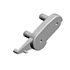 Ricoh Pro C5200s, SR5080. Кронштейн со штырьком., LEVER:DRIVEN:GATHERING ROLLER:FRONT