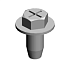 (x2)TAPPING SCREW:4X8201704-03 