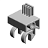 Передний держатель ограничителя, JOGGER FENCE HOLDER - FRONT