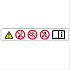 DECAL:CAUTION CHART:COLLECTION BOTTLE