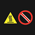 DECAL:WARNING (HIGH TEMPERATURE):FRONT
