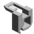 Защелка-фиксатор Baron Pro8300s, Clamp:LWSS-0504