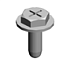 (x10)TAPPING SCREW:3X8