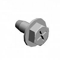 Крепёжный винт 3х6 мм  (100 штук  в  упаковке), (x4)TAPPING SCREW - 3X6