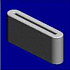 FERRITE CORE:K3 FF 33.50X8.00X6.50X1.30