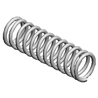 (x2)COIL SPRING:CONNECTING:10N