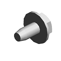 HEXAGONAL HEAD BOLT:#6-32UNCX4