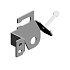 BRACKET:HEATER:FUSING:FRONT:ASS'Y201207-01 X/X