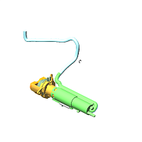 Блок помпы подачи голубого тонера для модели C2 в сборе, PUMP UNIT:C:C2:ASS'Y