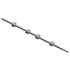 (x2)TRANSPORT ROLLER:380MM:DUPLEX STACK:LOWER
