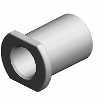 PLAIN SHAFT BEARING:DIA8:18