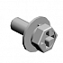 (x9)HEXAGONAL BOLT:W/WASHER:M3X8