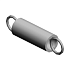 (x2)TENSION SPRING:HEAT ROLLER