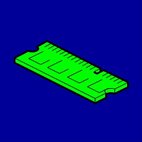 Печатная плата модуля памяти стандарта PC4200 размером 512Мб, PCB-PC4200-RAWCARD-C-512MB