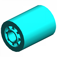 Шестерня свободная прижимного вала 17 зубьев, GEAR:IDLER:PRESSURE:Z17201601-02 X/O