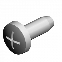 (x4)BINDING HEAD TAPPING SCREW:ES:3X10