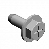 (x4)BINDING SELF-TAPPING SCREW:3X8