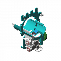 Блок подачи тонера  голубой, SERVICE PARTS-TONER SUPPLY UNIT-C-ASS'Y