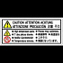DECAL:H-TEMP WARNING