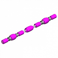 Выходной прижимной ролик в сборе, ROLLER:EXIT:PRESSURE:2TYPE:ASS'Y