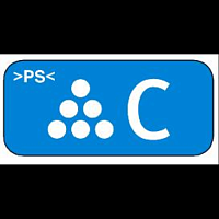 DECAL:POSITIONING DISPLAY:TONER SUPPLY:C