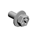 (x2)HEXAGONAL BOLT:W/WASHER:M3X8