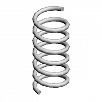 COIL SPRING:LEVER:DUPLEX:MOS-P1