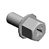 FLANGED HEXAGONAL HEAD BOLT:M4X8